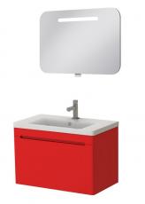 Комплект мебели для ванной Ювента Tivoli 80 красный