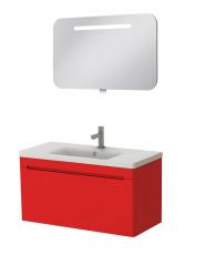 Комплект мебели для ванной Ювента Tivoli 100 красный