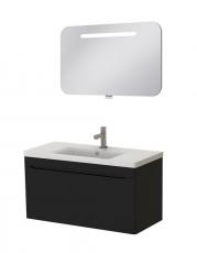 Комплект мебели для ванной Ювента Tivoli 100 черный