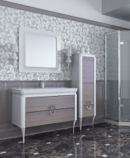 Комплект мебели для ванной Ювента Ticino 80 дуб пастельный
