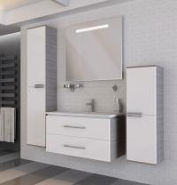 Комплект мебели для ванной Ювента Zlata 65 Grey Brown