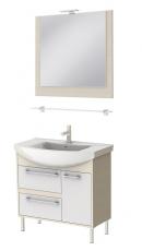 Комплект мебели для ванной Ювента Modena 75 Woodline crema