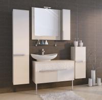 Комплект мебели для ванной Ювента Matrix 95 Бамбук Крем